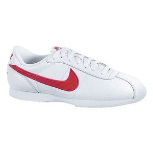 Nike Stamina Retro Throwback Sneakers White Red Swoosh Woman’s 8.5